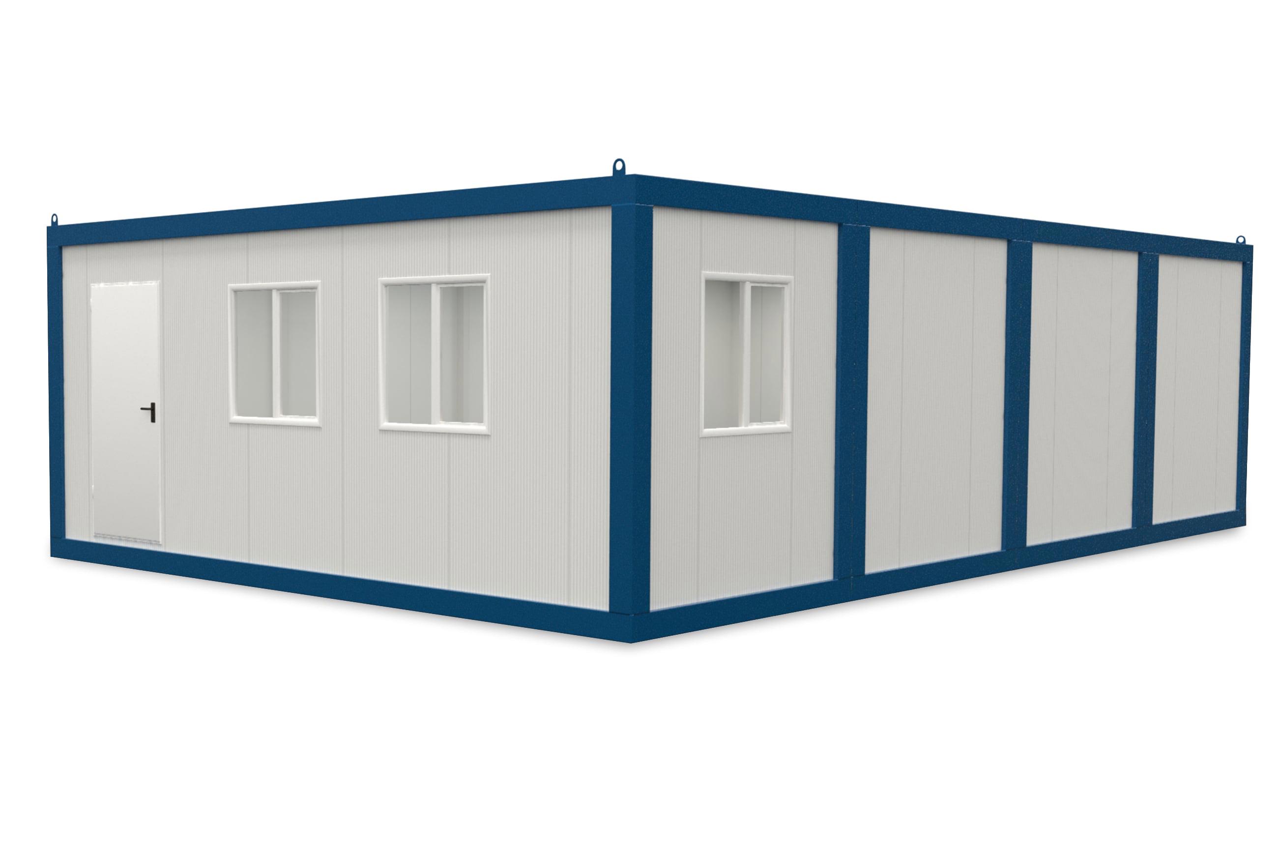 Conteneur Modulaire 6x9.6m HI-FIX 1 Porte 3 Fenêtres